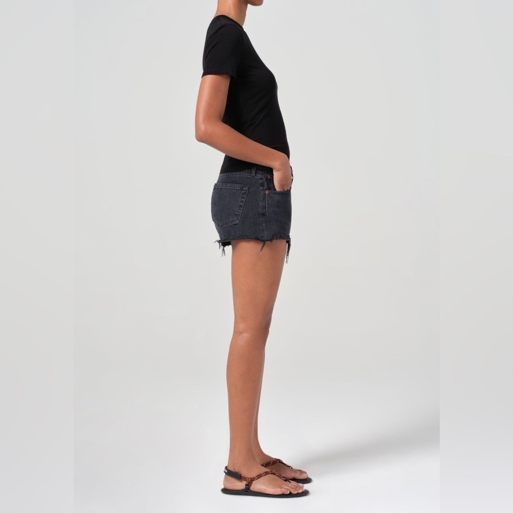 AGOLDE Parker Cut Off Shorts Size 27 - Picture 3 of 11